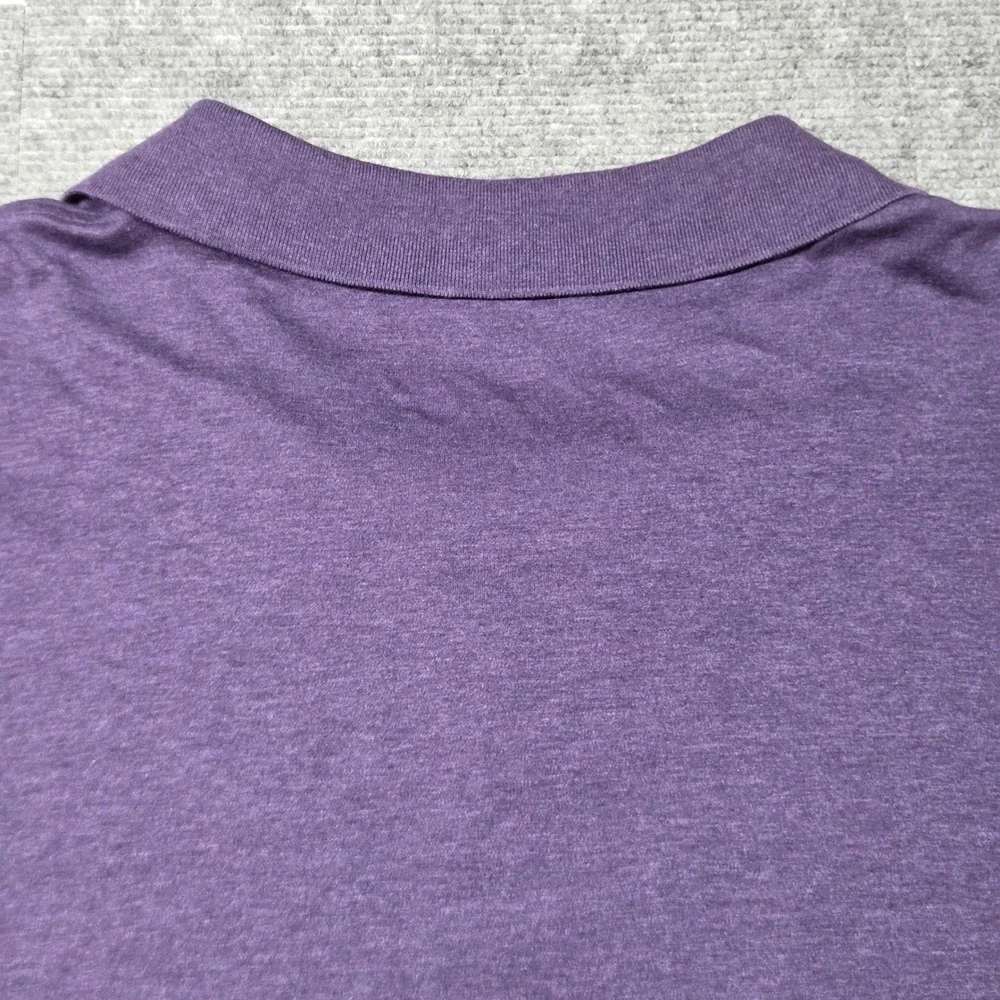 Polo Ralph Lauren Mens 4XB Purple Short Sleeve Polo Shirt Big & Tall Golf Casual